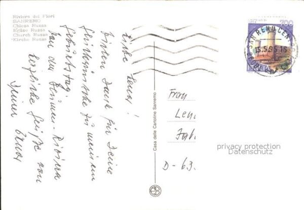 Sanremo Kirche Russa Riviere Flori – Bild 2