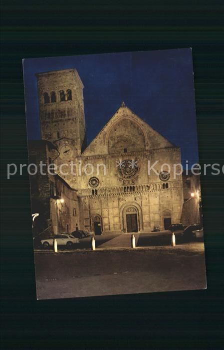 Assisi Umbria Dom Nachtaufnahme