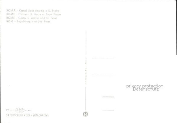 Roma Rom Engelsburg San Pietro – Bild 2