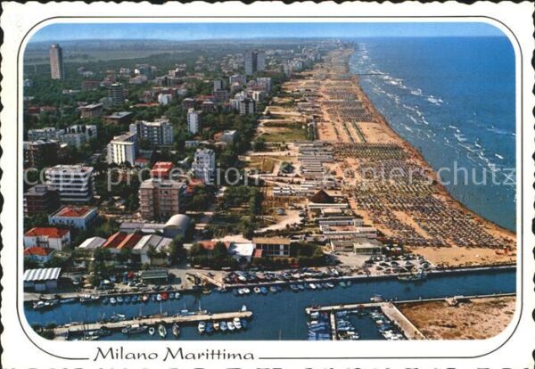 Milano Marittima Panorama Luftaufnahme
