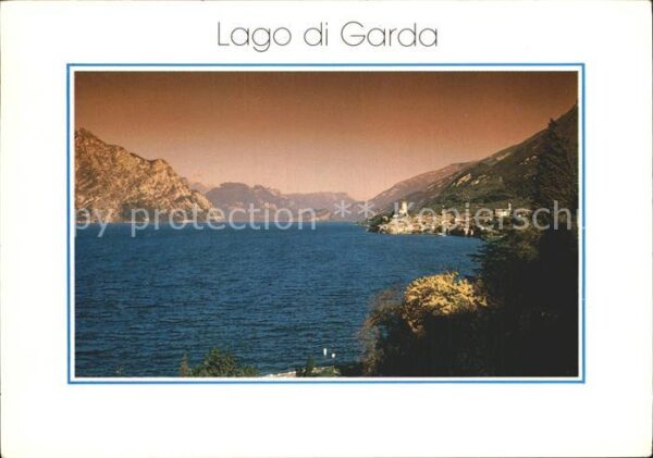 Malcesine Lago di Garda See Abendstimmung