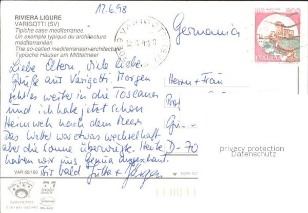 Varigotti Typische Mittelmeerh?user – Bild 2