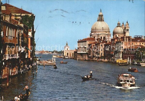 Venezia Venedig Canal Grade Cupole Salute