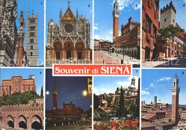 Siena Duomo Palazzo Pubblico Basilica San Dom
