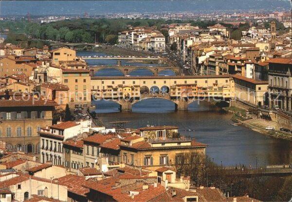Firenze Florenz Ortsansicht Abendstimmung