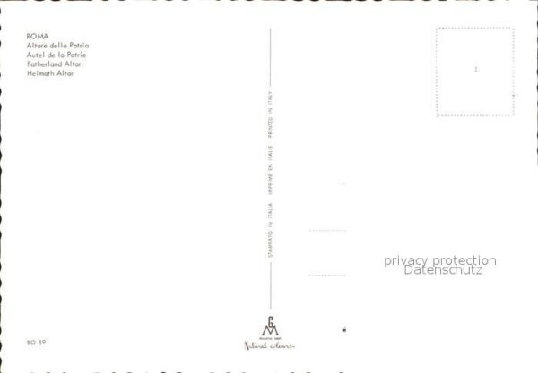 Roma Rom Altore Patria – Bild 2