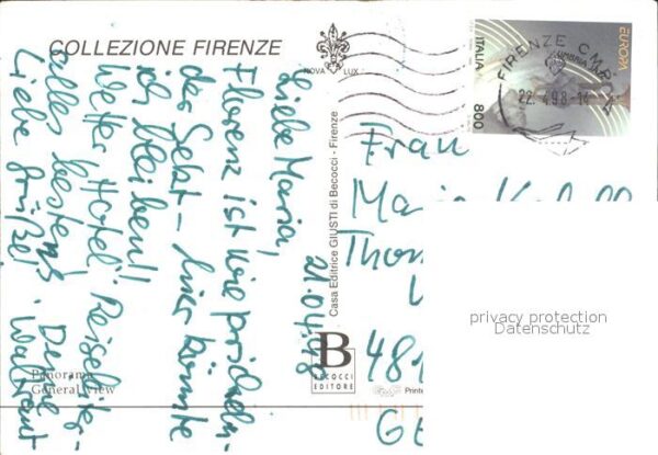 Firenze Florenz Panorama – Bild 2