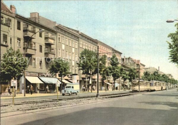 Weissensee Berlin Klement-Gottwald-Allee Strassenbahn