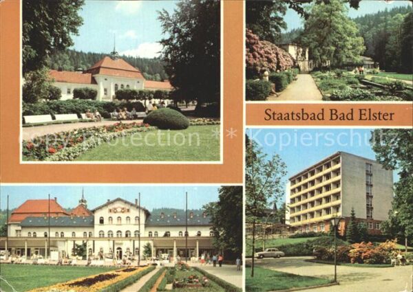 Bad Elster Badehaus Badecafe Klinik Herz- Kreislau