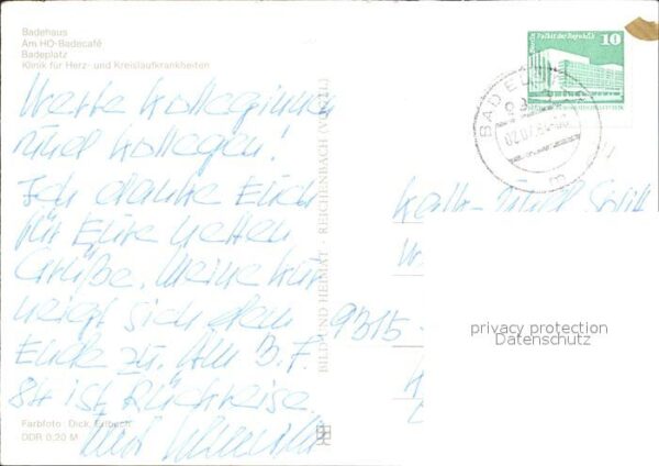 Bad Elster Badehaus Badecafe Klinik Herz- Kreislau – Bild 2