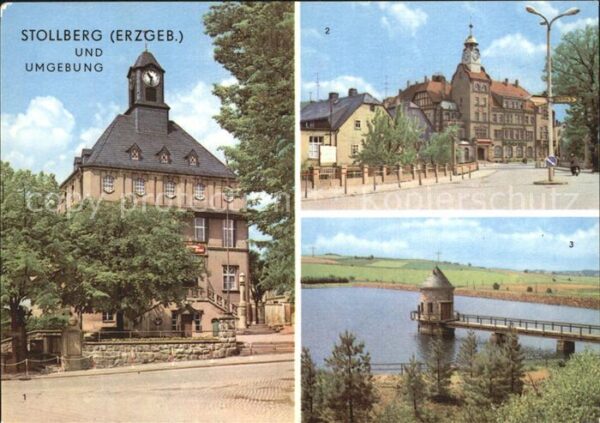 Stollberg Erzgebirge Querenbachtalsperre Lugau Rathaus Thalh