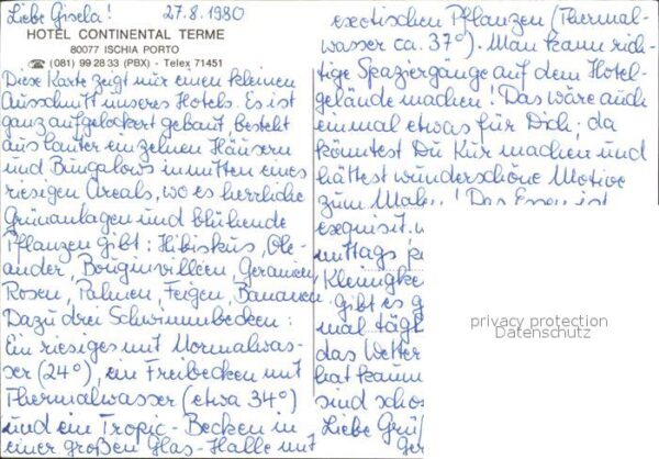 Ischia Hotel Continental Terme – Bild 2