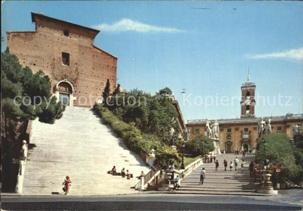 Roma Rom Treppe Ara Coeli Kapitol