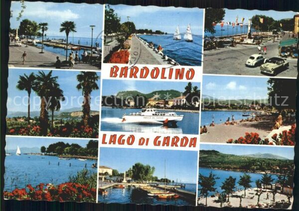 Bardolino Lago di Garda Segelboot Strand Hafen