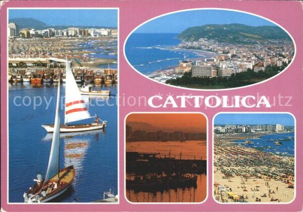 Cattolica Rimini Segelboot Strand