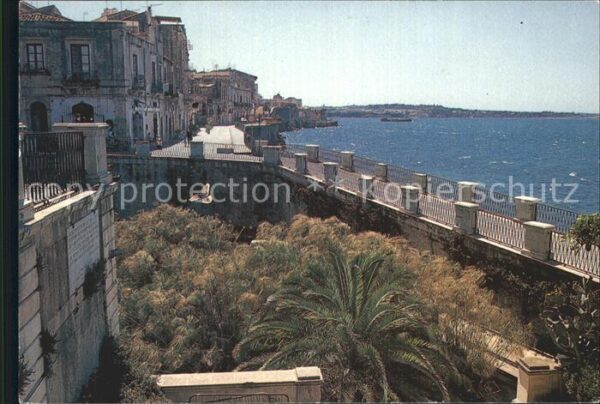 Siracusa Schloss Maniace Springbrunnen Aretusa