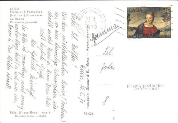 Assisi Umbria Eremo di S. Francesco Rocca – Bild 2