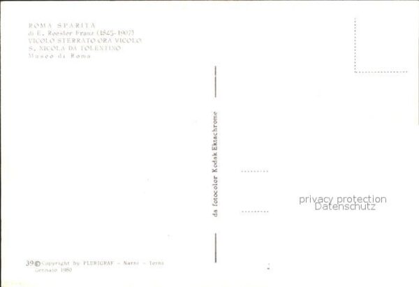 Kuenstlerkarte Künstler E. Roesler Franz Vicolo Sterra – Bild 2