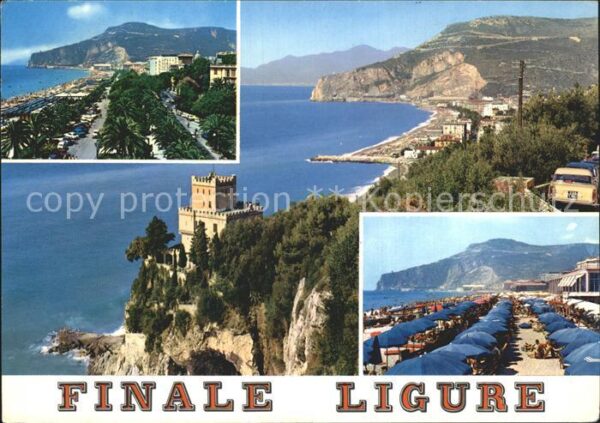 Finale Ligure Strand Burg