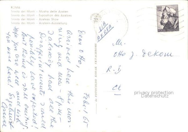 Roma Rom Azaleen-Ausstellung Trinita dei Monti – Bild 2