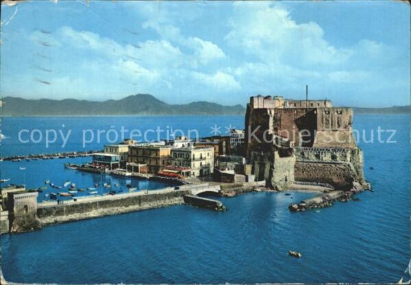 Napoli Neapel Santa Lucia Dell Ovo Schloss