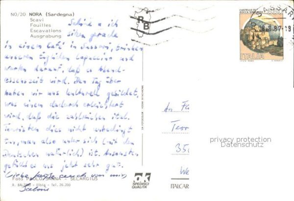 Nora Sardinien Scavi Ausgrabung – Bild 2