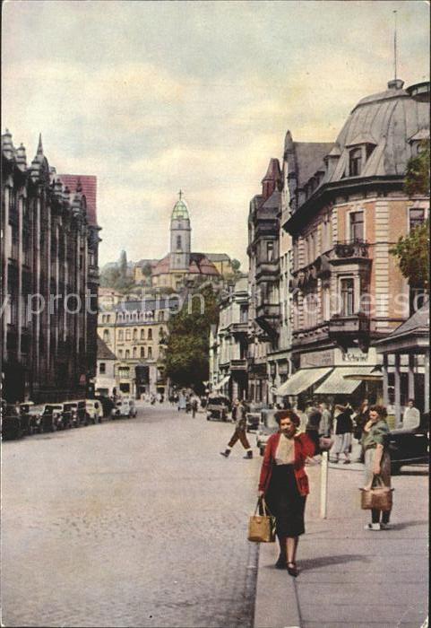 Aue Sachsen Strasse der Befreiung Friedenskirche