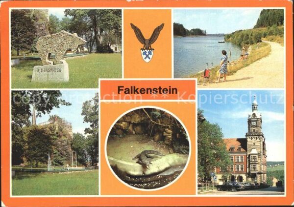 Falkenstein Vogtland Schlossteich Talsperre Schlossfelsen Ni
