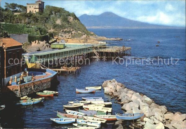 Napoli Neapel Marechiaro Vesuvio