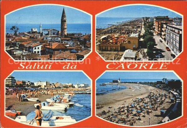 Caorle Venezia Strand Teilansichten