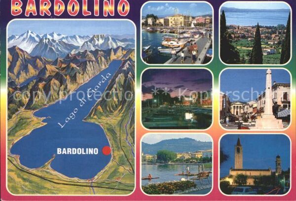 Bardolino Lago di Garda Teilansichten Hafen
