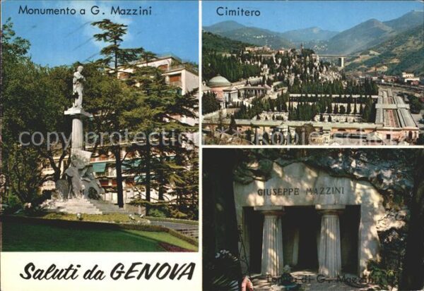 Genova Genua Liguria Cimitero Monumento G. Mazzini