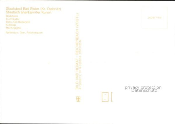 Bad Elster Moritzquelle Kurtheater Kurhaus – Bild 2