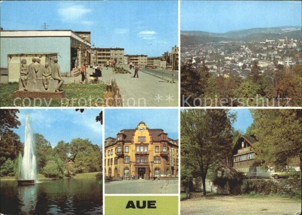 Aue Erzgebirge Neubaugebiet Rathaus Carolateich