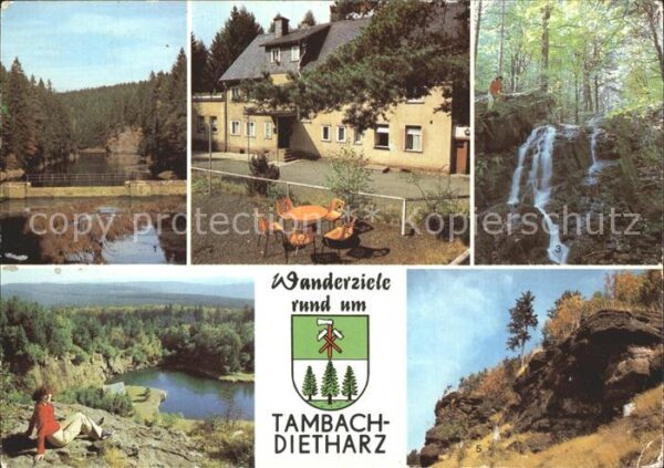 Tambach-Dietharz Gothaer Talsperre Waldbaude Spitterfall