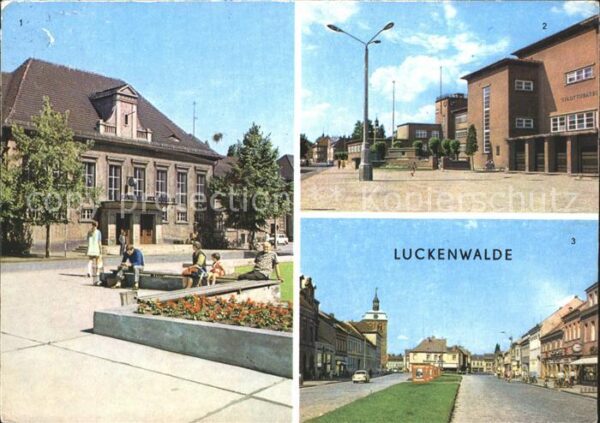 Luckenwalde Bahnhof Stadttheater Ernst-Thälmann-Str