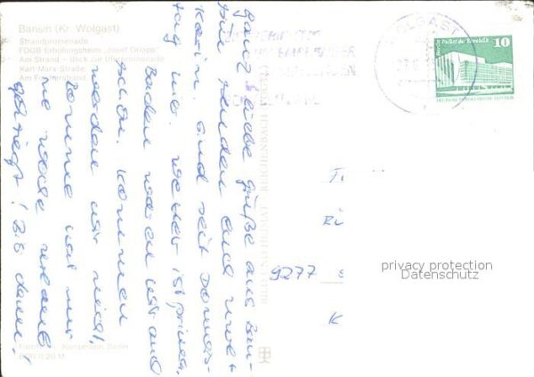 Bansin Ostseebad Erholungsheim Josef Orlopp Karl-Marx-St – Bild 2