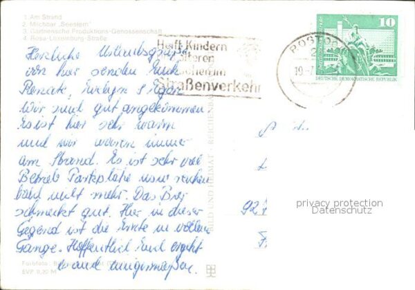 Graal-Mueritz Ostseebad Strand Milchbar Seestern Rosa-Luxemburg – Bild 2