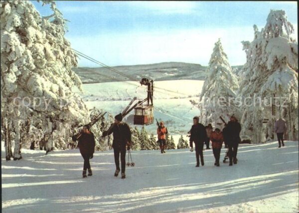 Oberwiesenthal Erzgebirge Seilbahn Skigebiet