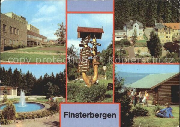 Finsterbergen Erholungsheim Wilhelm Pieck Naturpark H