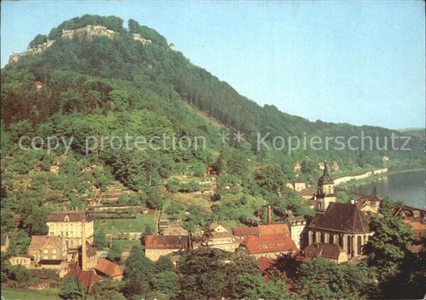 Koenigstein Saechsische Schweiz Festung Königstein