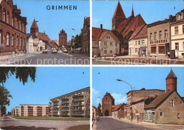 Grimmen Karl-Marx-Strasse Platz der Freundschaf