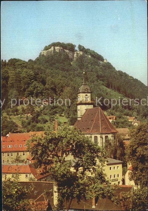 Koenigstein Saechsische Schweiz mit Festung