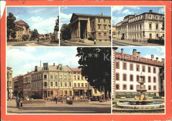 Meiningen Thueringen August Begel Strasse Landestheater Schl