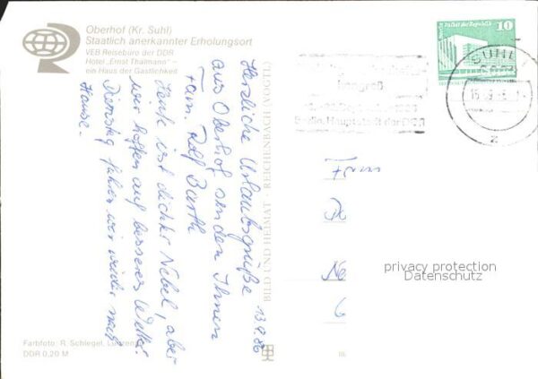 Oberhof Thueringen Hotel Ernst Thälmann – Bild 2