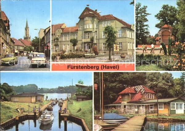 Fuerstenberg Havel Ernst Thälmann Strasse Rathaus Park des