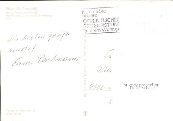 Plaue Floeha Hotels Plauescher Grund und Ehrenburg F – Bild 2