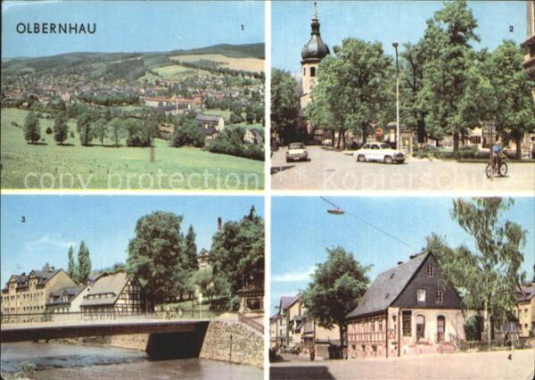 Olbernhau Erzgebirge Kegelbrücke Grüntaler Strasse