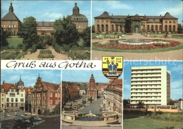 Gotha Thueringen Schloß Friedenstein Orangerie Markt