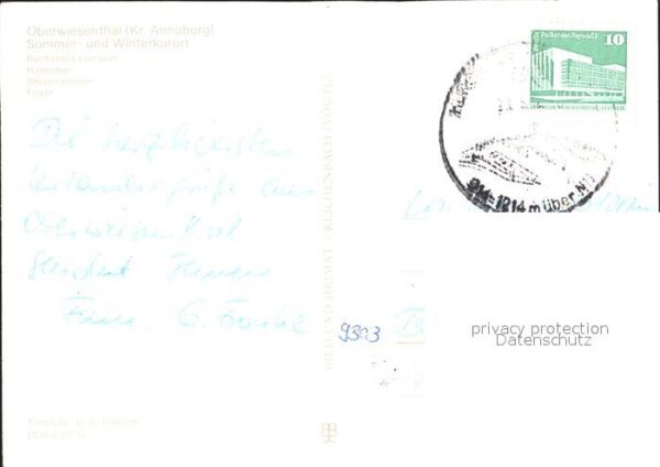 Oberwiesenthal Erzgebirge Erholungsheim am Fichtelberg – Bild 2